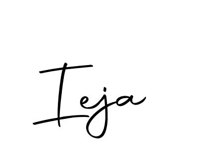 Design your own signature with our free online signature maker. With this signature software, you can create a handwritten (Autography-DOLnW) signature for name Ieja. Ieja signature style 10 images and pictures png