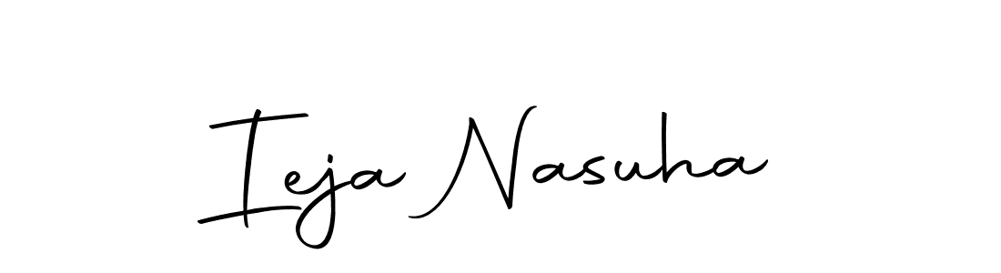 You should practise on your own different ways (Autography-DOLnW) to write your name (Ieja Nasuha) in signature. don't let someone else do it for you. Ieja Nasuha signature style 10 images and pictures png