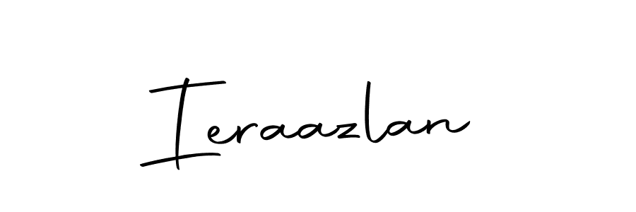 How to make Ieraazlan name signature. Use Autography-DOLnW style for creating short signs online. This is the latest handwritten sign. Ieraazlan signature style 10 images and pictures png