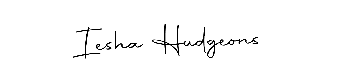 The best way (Autography-DOLnW) to make a short signature is to pick only two or three words in your name. The name Iesha Hudgeons include a total of six letters. For converting this name. Iesha Hudgeons signature style 10 images and pictures png