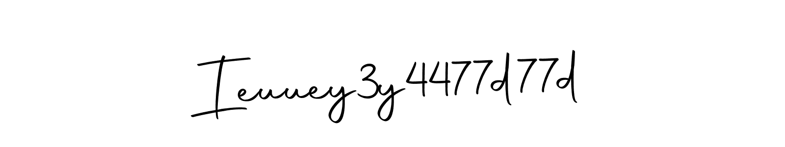 The best way (Autography-DOLnW) to make a short signature is to pick only two or three words in your name. The name Ieuuey3y4477d77d include a total of six letters. For converting this name. Ieuuey3y4477d77d signature style 10 images and pictures png