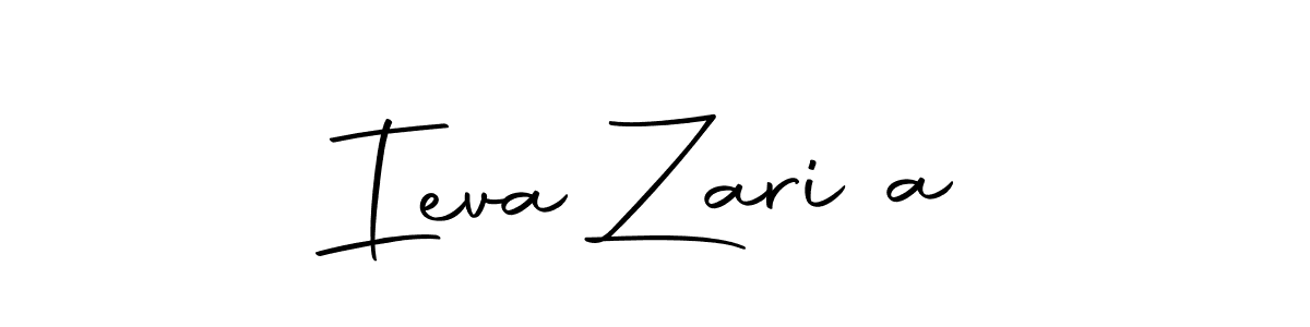 Make a short Ieva Zariņa signature style. Manage your documents anywhere anytime using Autography-DOLnW. Create and add eSignatures, submit forms, share and send files easily. Ieva Zariņa signature style 10 images and pictures png