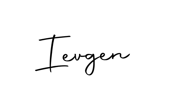 Create a beautiful signature design for name Ievgen. With this signature (Autography-DOLnW) fonts, you can make a handwritten signature for free. Ievgen signature style 10 images and pictures png