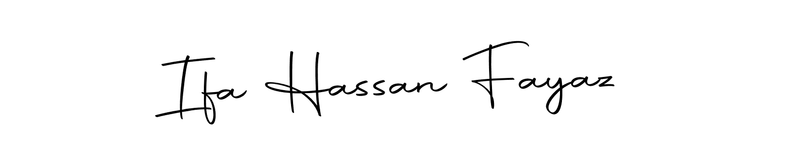 Use a signature maker to create a handwritten signature online. With this signature software, you can design (Autography-DOLnW) your own signature for name Ifa Hassan Fayaz. Ifa Hassan Fayaz signature style 10 images and pictures png