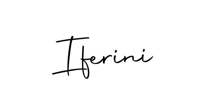 You can use this online signature creator to create a handwritten signature for the name Iferini. This is the best online autograph maker. Iferini signature style 10 images and pictures png