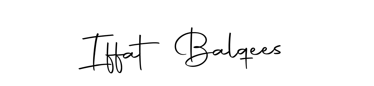 How to Draw Iffat Balqees signature style? Autography-DOLnW is a latest design signature styles for name Iffat Balqees. Iffat Balqees signature style 10 images and pictures png