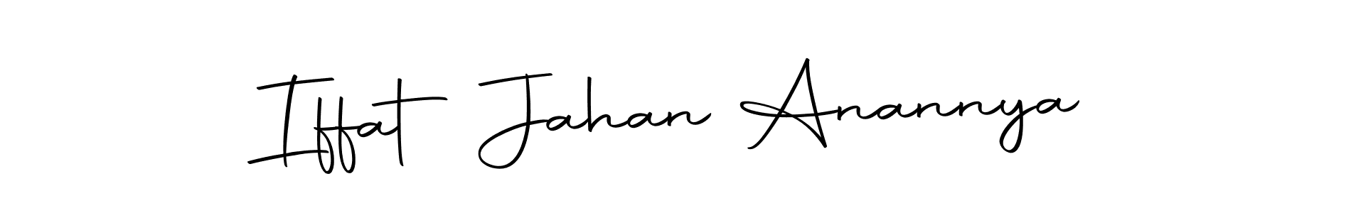 Autography-DOLnW is a professional signature style that is perfect for those who want to add a touch of class to their signature. It is also a great choice for those who want to make their signature more unique. Get Iffat Jahan Anannya name to fancy signature for free. Iffat Jahan Anannya signature style 10 images and pictures png