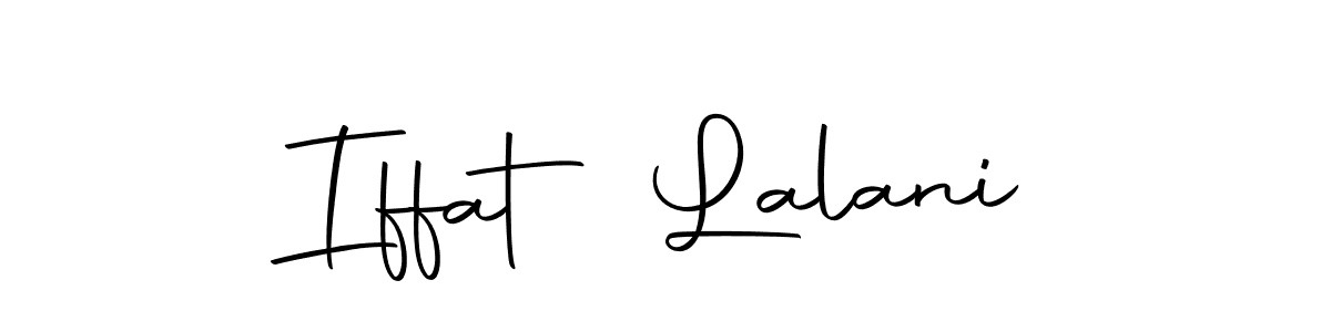 How to Draw Iffat Lalani signature style? Autography-DOLnW is a latest design signature styles for name Iffat Lalani. Iffat Lalani signature style 10 images and pictures png