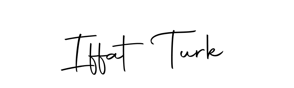 Here are the top 10 professional signature styles for the name Iffat Turk. These are the best autograph styles you can use for your name. Iffat Turk signature style 10 images and pictures png