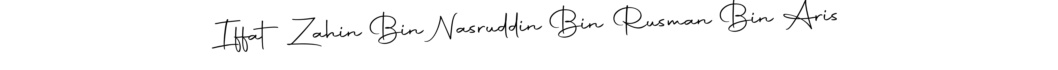 You can use this online signature creator to create a handwritten signature for the name Iffat Zahin Bin Nasruddin Bin Rusman Bin Aris. This is the best online autograph maker. Iffat Zahin Bin Nasruddin Bin Rusman Bin Aris signature style 10 images and pictures png