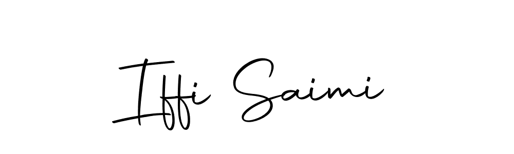 Here are the top 10 professional signature styles for the name Iffi Saimi. These are the best autograph styles you can use for your name. Iffi Saimi signature style 10 images and pictures png