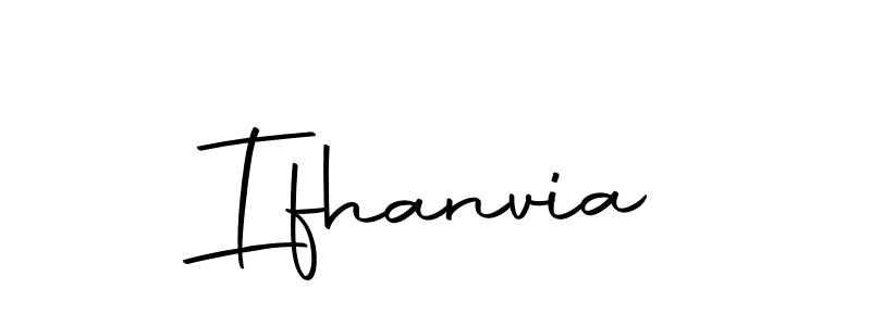 Use a signature maker to create a handwritten signature online. With this signature software, you can design (Autography-DOLnW) your own signature for name Ifhanvia. Ifhanvia signature style 10 images and pictures png