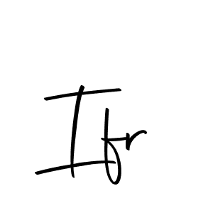 Create a beautiful signature design for name Ifr. With this signature (Autography-DOLnW) fonts, you can make a handwritten signature for free. Ifr signature style 10 images and pictures png