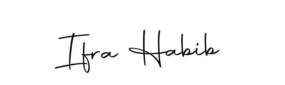 The best way (Autography-DOLnW) to make a short signature is to pick only two or three words in your name. The name Ifra Habib include a total of six letters. For converting this name. Ifra Habib signature style 10 images and pictures png
