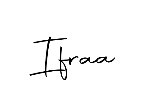 Make a beautiful signature design for name Ifraa. With this signature (Autography-DOLnW) style, you can create a handwritten signature for free. Ifraa signature style 10 images and pictures png