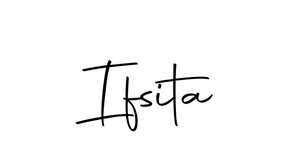 Similarly Autography-DOLnW is the best handwritten signature design. Signature creator online .You can use it as an online autograph creator for name Ifsita. Ifsita signature style 10 images and pictures png