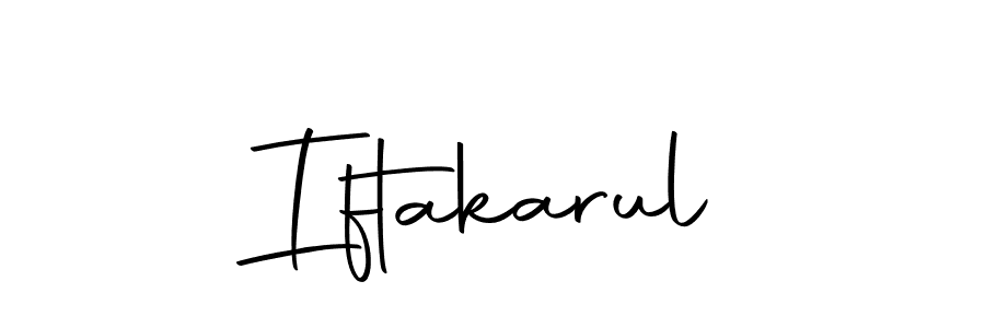 Make a beautiful signature design for name Iftakarul. With this signature (Autography-DOLnW) style, you can create a handwritten signature for free. Iftakarul signature style 10 images and pictures png