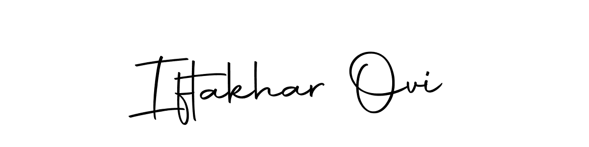 Make a beautiful signature design for name Iftakhar Ovi. Use this online signature maker to create a handwritten signature for free. Iftakhar Ovi signature style 10 images and pictures png