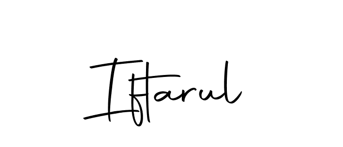 How to make Iftarul name signature. Use Autography-DOLnW style for creating short signs online. This is the latest handwritten sign. Iftarul signature style 10 images and pictures png