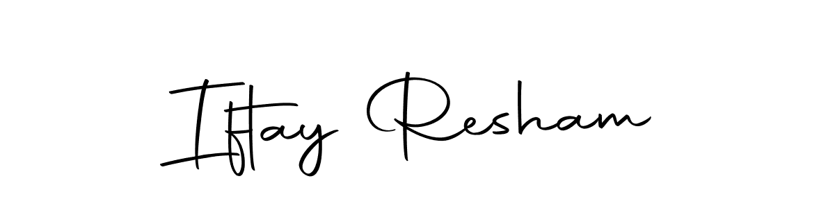 Iftay Resham stylish signature style. Best Handwritten Sign (Autography-DOLnW) for my name. Handwritten Signature Collection Ideas for my name Iftay Resham. Iftay Resham signature style 10 images and pictures png