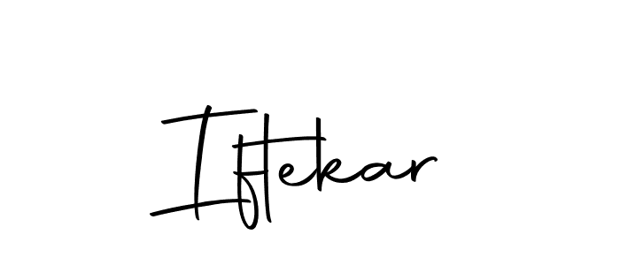 Iftekar stylish signature style. Best Handwritten Sign (Autography-DOLnW) for my name. Handwritten Signature Collection Ideas for my name Iftekar. Iftekar signature style 10 images and pictures png