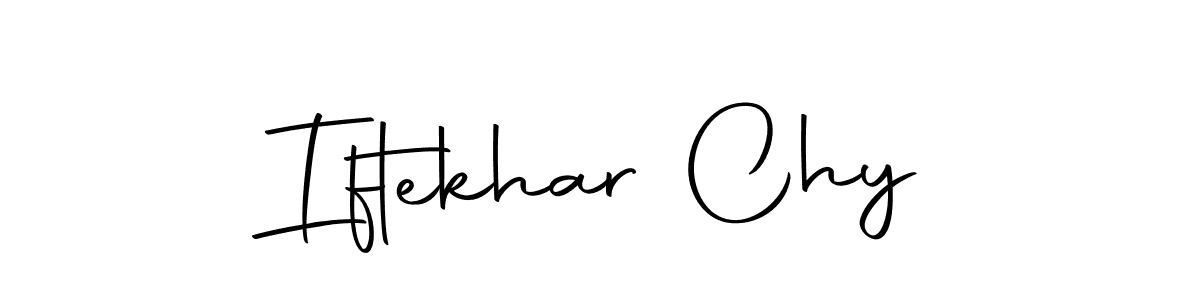 Here are the top 10 professional signature styles for the name Iftekhar Chy. These are the best autograph styles you can use for your name. Iftekhar Chy signature style 10 images and pictures png