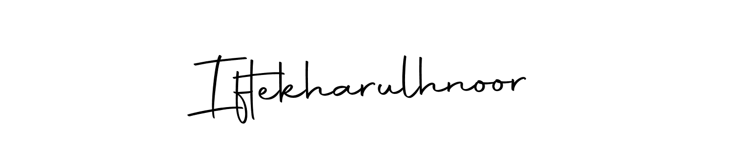 How to make Iftekharulhnoor signature? Autography-DOLnW is a professional autograph style. Create handwritten signature for Iftekharulhnoor name. Iftekharulhnoor signature style 10 images and pictures png