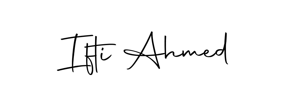 How to Draw Ifti Ahmed signature style? Autography-DOLnW is a latest design signature styles for name Ifti Ahmed. Ifti Ahmed signature style 10 images and pictures png