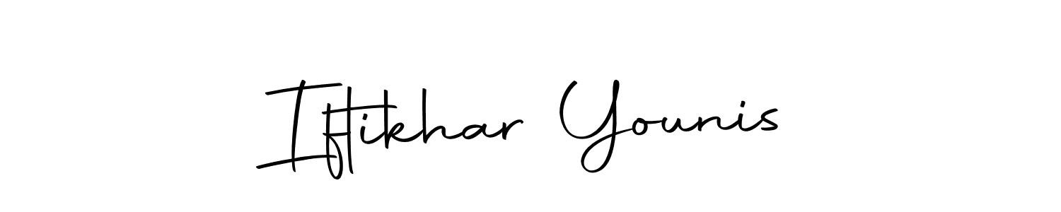 Iftikhar Younis stylish signature style. Best Handwritten Sign (Autography-DOLnW) for my name. Handwritten Signature Collection Ideas for my name Iftikhar Younis. Iftikhar Younis signature style 10 images and pictures png