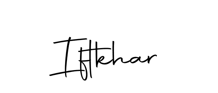 You should practise on your own different ways (Autography-DOLnW) to write your name (Iftkhar) in signature. don't let someone else do it for you. Iftkhar signature style 10 images and pictures png