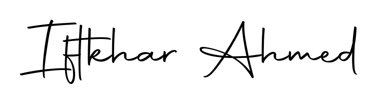 Quickly download Iftkhar Ahmed name signature in high-resolution PNG using Autography-DOLnW style. Ready to insert into PDFs and online applications. Iftkhar Ahmed signature style 10 images and pictures png