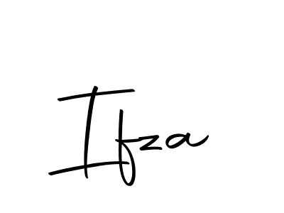 Make a beautiful signature design for name Ifza. With this signature (Autography-DOLnW) style, you can create a handwritten signature for free. Ifza signature style 10 images and pictures png