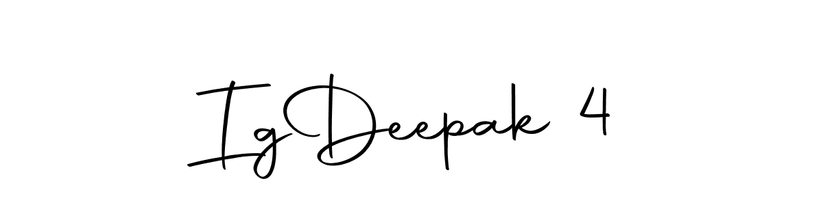 Design your own signature with our free online signature maker. With this signature software, you can create a handwritten (Autography-DOLnW) signature for name Ig  Deepak 4. Ig  Deepak 4 signature style 10 images and pictures png