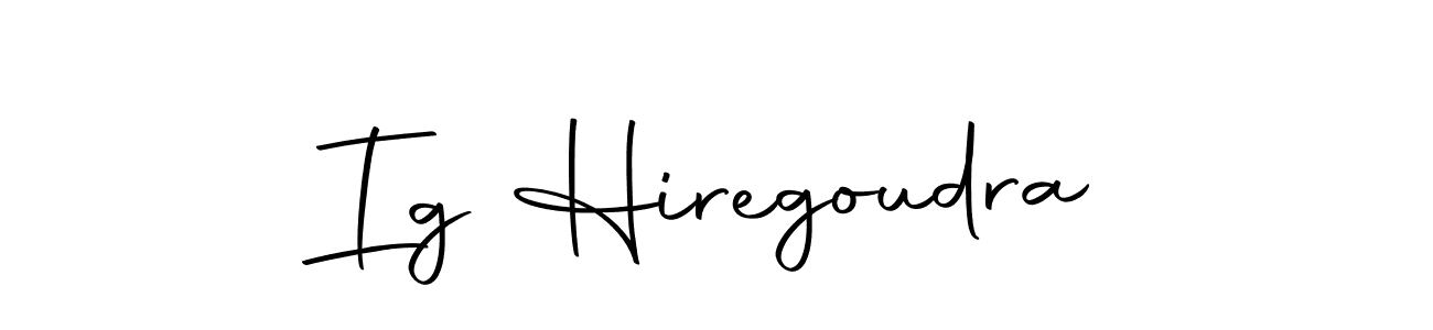 Make a short Ig Hiregoudra signature style. Manage your documents anywhere anytime using Autography-DOLnW. Create and add eSignatures, submit forms, share and send files easily. Ig Hiregoudra signature style 10 images and pictures png