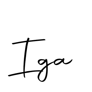 Design your own signature with our free online signature maker. With this signature software, you can create a handwritten (Autography-DOLnW) signature for name Iga. Iga signature style 10 images and pictures png