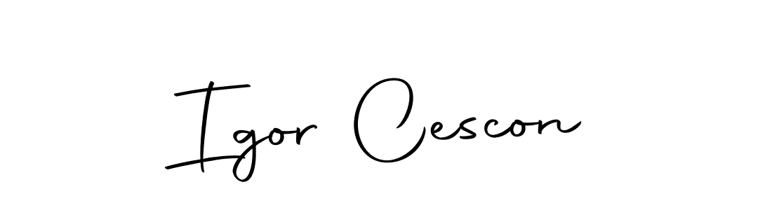 This is the best signature style for the Igor Cescon name. Also you like these signature font (Autography-DOLnW). Mix name signature. Igor Cescon signature style 10 images and pictures png