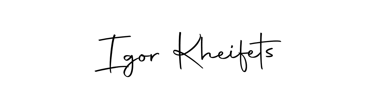 if you are searching for the best signature style for your name Igor Kheifets. so please give up your signature search. here we have designed multiple signature styles  using Autography-DOLnW. Igor Kheifets signature style 10 images and pictures png