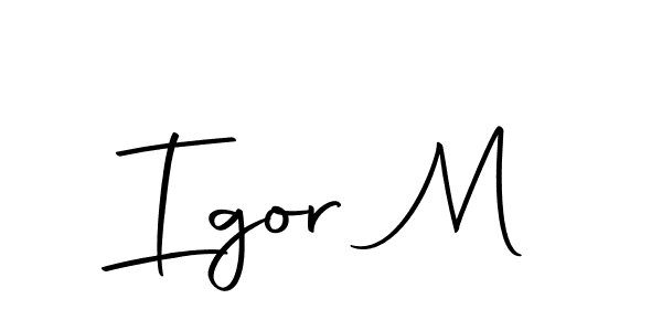 The best way (Autography-DOLnW) to make a short signature is to pick only two or three words in your name. The name Igor M include a total of six letters. For converting this name. Igor M signature style 10 images and pictures png