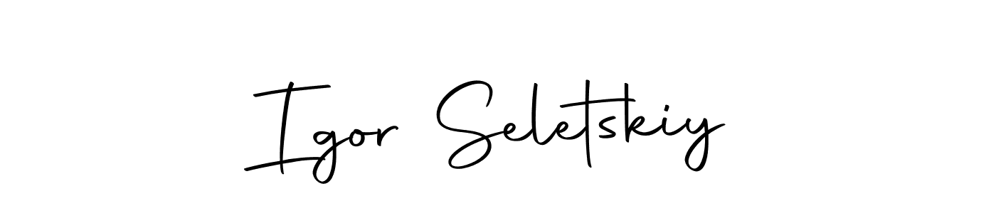 Create a beautiful signature design for name Igor Seletskiy. With this signature (Autography-DOLnW) fonts, you can make a handwritten signature for free. Igor Seletskiy signature style 10 images and pictures png