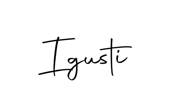 Use a signature maker to create a handwritten signature online. With this signature software, you can design (Autography-DOLnW) your own signature for name Igusti. Igusti signature style 10 images and pictures png