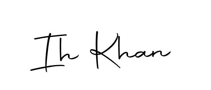 How to make Ih Khan name signature. Use Autography-DOLnW style for creating short signs online. This is the latest handwritten sign. Ih Khan signature style 10 images and pictures png