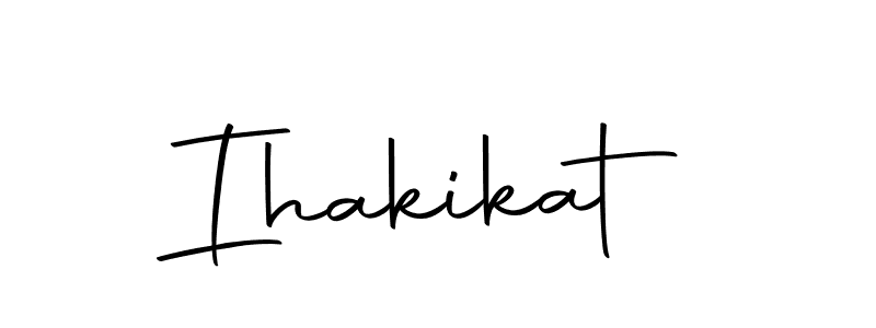 Create a beautiful signature design for name Ihakikat. With this signature (Autography-DOLnW) fonts, you can make a handwritten signature for free. Ihakikat signature style 10 images and pictures png