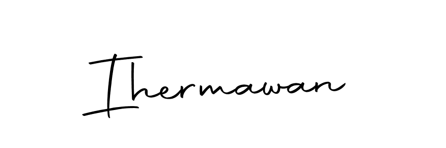 Ihermawan stylish signature style. Best Handwritten Sign (Autography-DOLnW) for my name. Handwritten Signature Collection Ideas for my name Ihermawan. Ihermawan signature style 10 images and pictures png