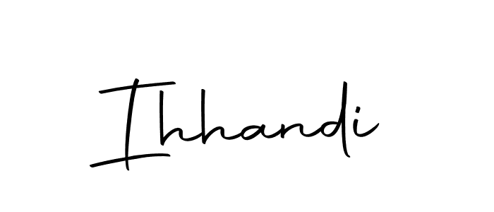 You should practise on your own different ways (Autography-DOLnW) to write your name (Ihhandi) in signature. don't let someone else do it for you. Ihhandi signature style 10 images and pictures png