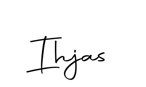 Create a beautiful signature design for name Ihjas. With this signature (Autography-DOLnW) fonts, you can make a handwritten signature for free. Ihjas signature style 10 images and pictures png
