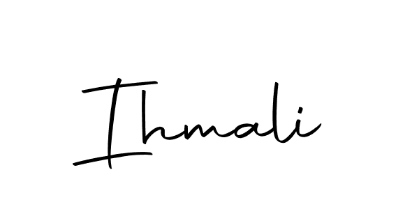 Ihmali stylish signature style. Best Handwritten Sign (Autography-DOLnW) for my name. Handwritten Signature Collection Ideas for my name Ihmali. Ihmali signature style 10 images and pictures png