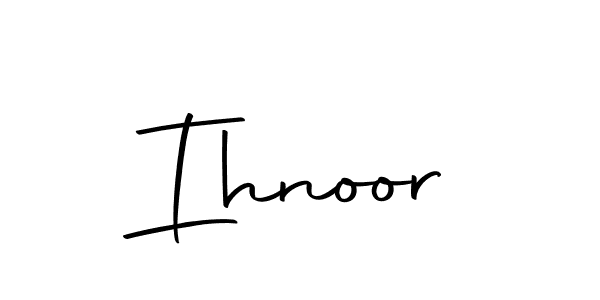 if you are searching for the best signature style for your name Ihnoor. so please give up your signature search. here we have designed multiple signature styles  using Autography-DOLnW. Ihnoor signature style 10 images and pictures png