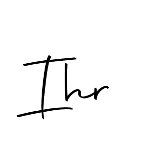 How to make Ihr name signature. Use Autography-DOLnW style for creating short signs online. This is the latest handwritten sign. Ihr signature style 10 images and pictures png