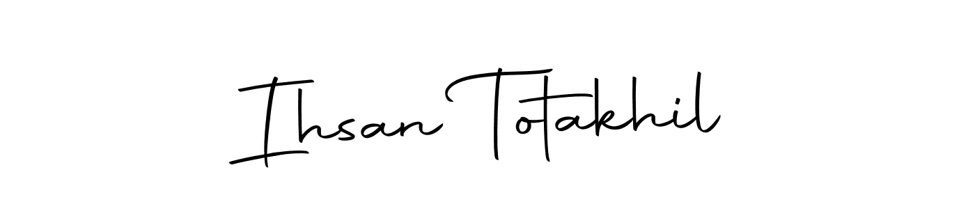 You can use this online signature creator to create a handwritten signature for the name Ihsan Totakhil. This is the best online autograph maker. Ihsan Totakhil signature style 10 images and pictures png