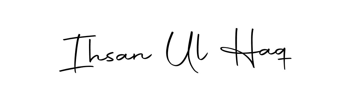 Also we have Ihsan Ul Haq name is the best signature style. Create professional handwritten signature collection using Autography-DOLnW autograph style. Ihsan Ul Haq signature style 10 images and pictures png